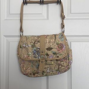 Fossil flower purse LNWOT